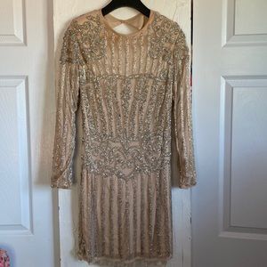 Peace & Love Jeweled Dress